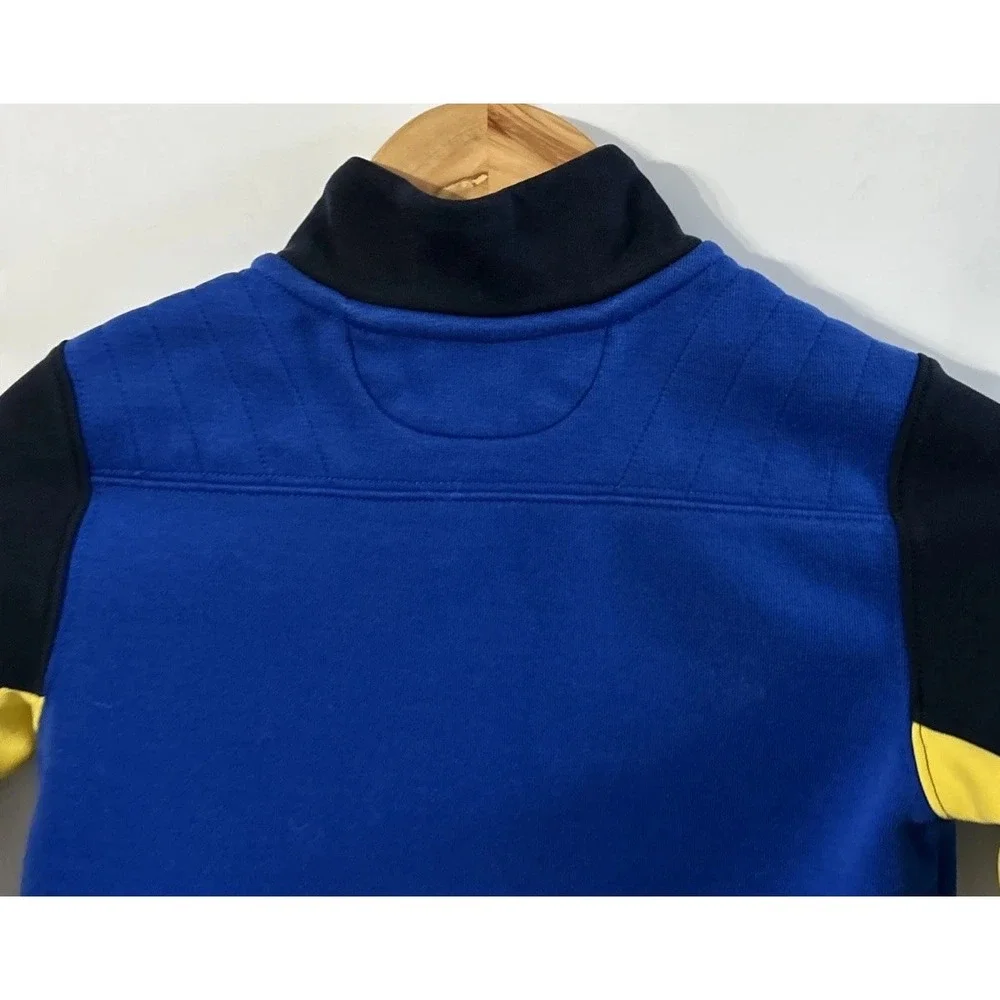 Boys Polo By Ralph Lauren Downhill Skier Alpine Ski 1/4 Zip Pullover Sz 7 EC